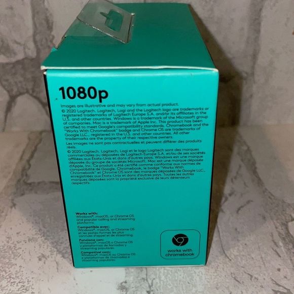 Logitech 1080p Pro Stream Webcam NWT IN Box. Never opened or used - Picture 4 of 5